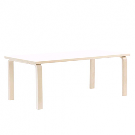 86 Tafel, White HPL - Artek - Alvar Aalto - Google Shopping - Furniture by Designcollectors