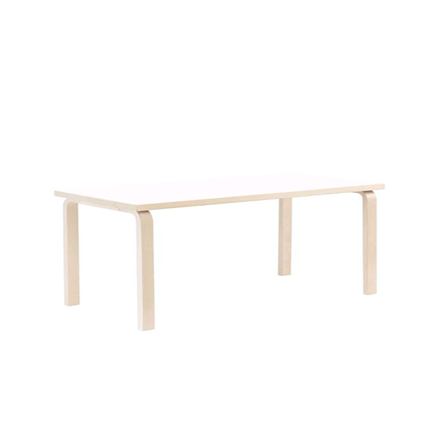 86 Table, White HPL - Artek - Alvar Aalto - Accueil - Furniture by Designcollectors