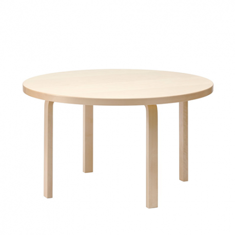 91 Table, Birch Veneer - artek - Alvar Aalto - Accueil - Furniture by Designcollectors