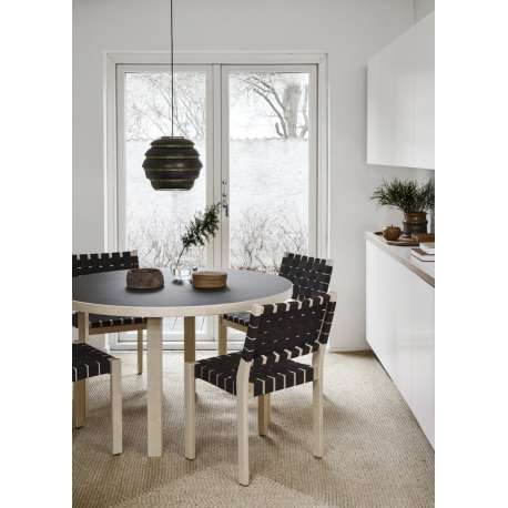 91 Table, Black linoleum - artek - Alvar Aalto - Accueil - Furniture by Designcollectors
