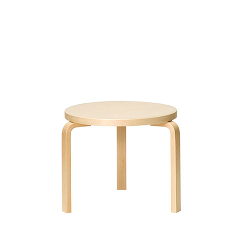 90D Table Birch - Artek - Alvar Aalto - Home - Furniture by Designcollectors