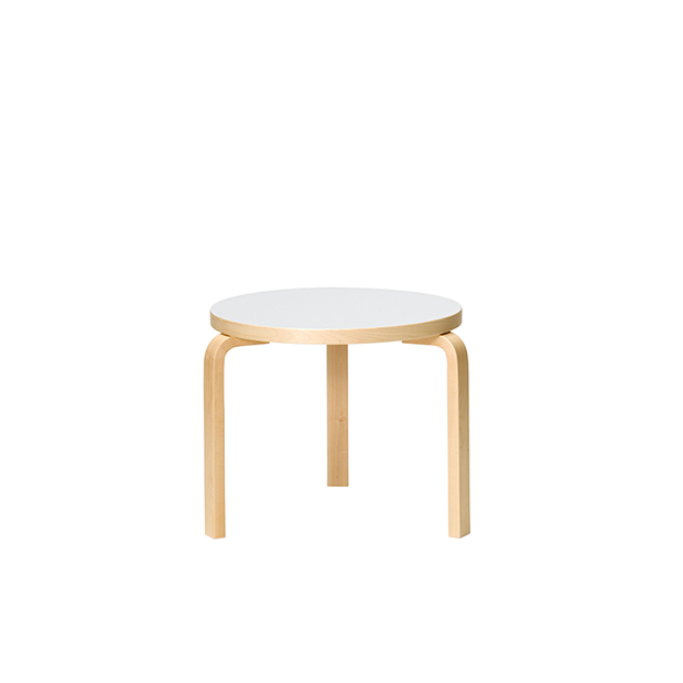 90D Table White Laminate - Artek - Alvar Aalto - Home - Furniture by Designcollectors