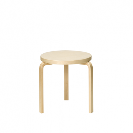 90C Table, Birch Veneer, Height 52 cm - artek - Alvar Aalto - Accueil - Furniture by Designcollectors