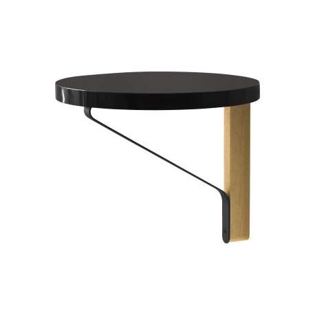 REB 007 Kaari Ronde wandplank - zwart linoleum - Artek - Ronan and Erwan Bouroullec - Furniture by Designcollectors
