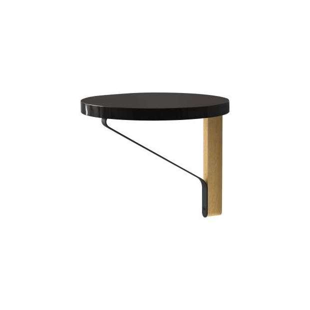 REB 007 Kaari round shelf - black linoleum - Artek - Ronan and Erwan Bouroullec - Home - Furniture by Designcollectors