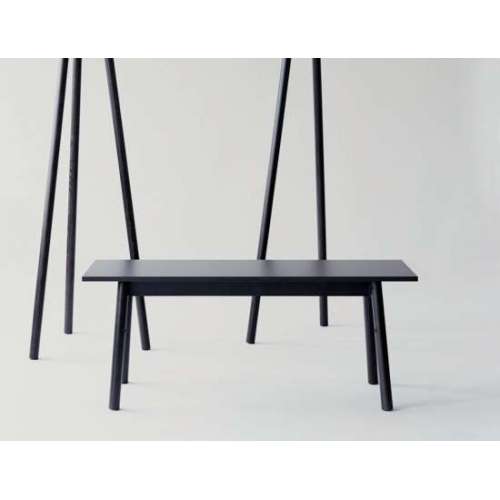 Kiila bench, Black, Black powder coating - Artek - Daniel Rybakken - Accueil - Furniture by Designcollectors