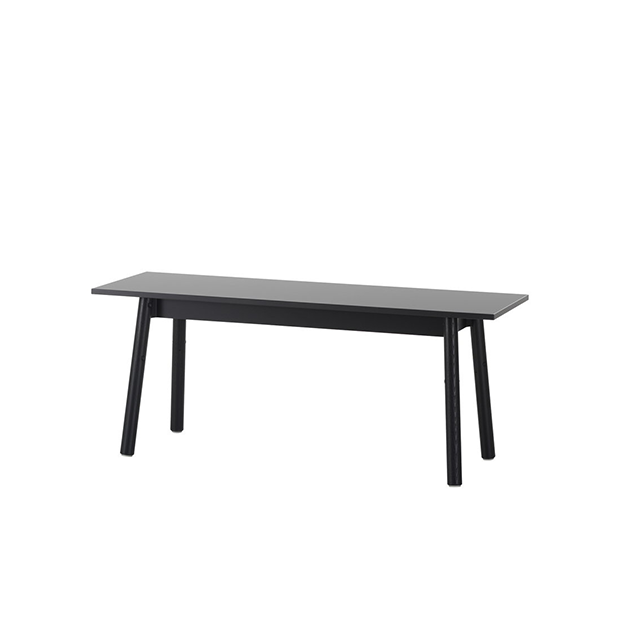 Kiila bench, Black, Black powder coating - Artek - Daniel Rybakken - Home - Furniture by Designcollectors