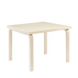 81C Square Table, Birch Veneer