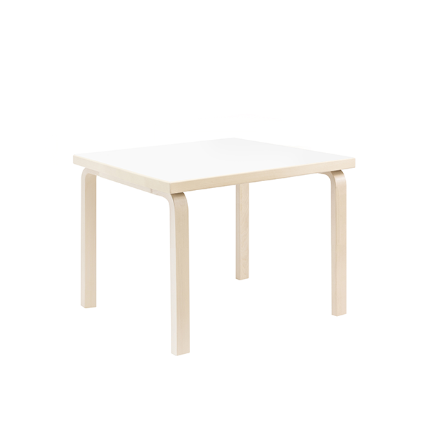 81C Table carré, White HPL - Artek - Alvar Aalto - Accueil - Furniture by Designcollectors