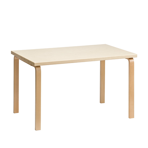 81B Table, Birch Veneer Artek by Alvar Aalto, 1935 The biggest stock