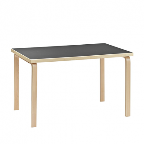 81B Table, Black linoleum - artek - Alvar Aalto - Accueil - Furniture by Designcollectors