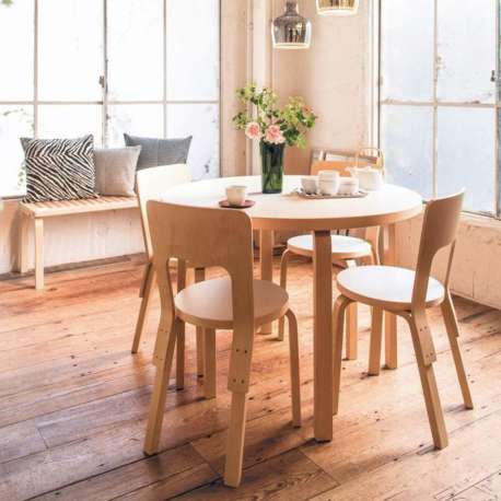 90B Table, White laminate - artek - Alvar Aalto - Home - Furniture by Designcollectors