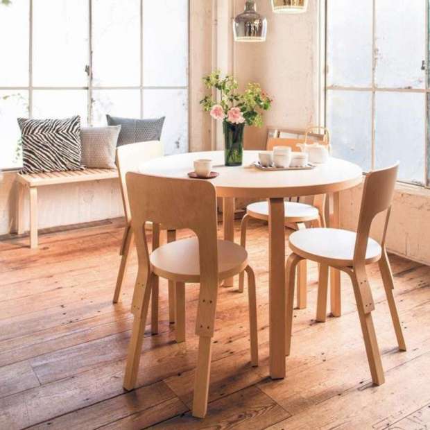 90B Children's Table, White laminate, H:60cm - Artek - Alvar Aalto - Google Shopping - Furniture by Designcollectors