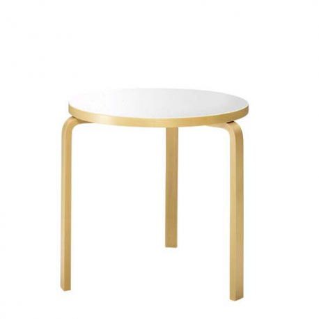 90B Table, White laminate - artek - Alvar Aalto - Accueil - Furniture by Designcollectors