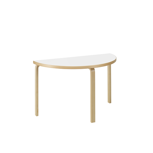 95 Tafel halfrond, White HPL - Artek - Alvar Aalto - Home - Furniture by Designcollectors