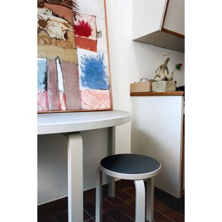 95 Tafel halfrond, White HPL - artek - Alvar Aalto - Home - Furniture by Designcollectors