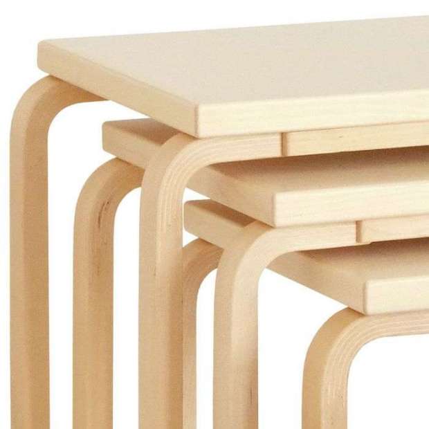 Nesting Table 88 (Ensemble de 3) - Artek - Alvar Aalto - Accueil - Furniture by Designcollectors