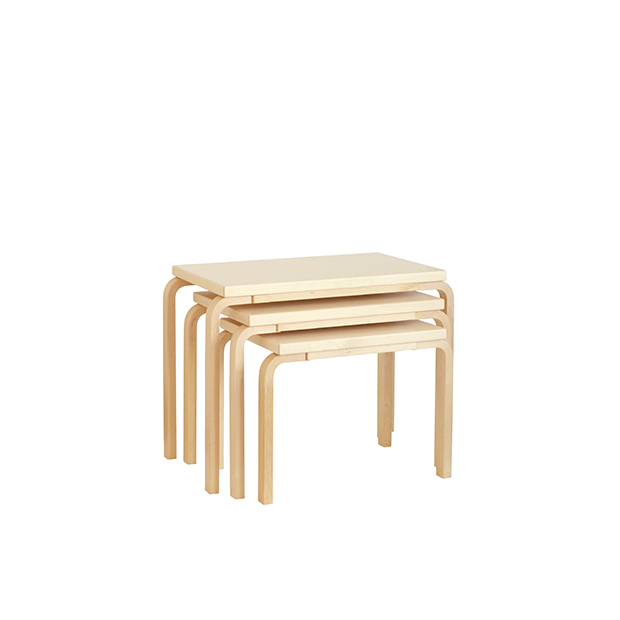 Nesting Table 88 (Set van 3) - Artek - Alvar Aalto - Google Shopping - Furniture by Designcollectors