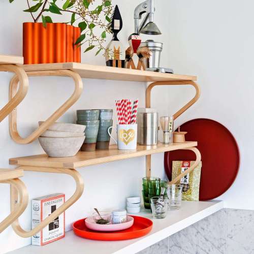 112B Wall Shelf, Birch Veneer - Artek - Alvar Aalto - Google Shopping - Furniture by Designcollectors