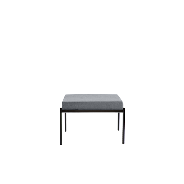 Kiki Bench - 1 seater, F140-Hallindal 130 (grey) - Artek - Ilmari Tapiovaara - Home - Furniture by Designcollectors