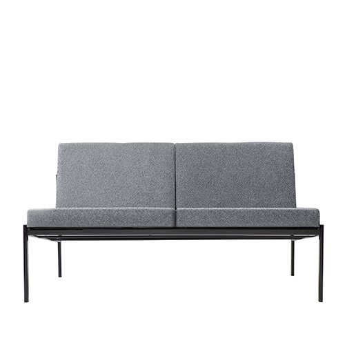 Kiki Sofa- 2 seater, F140-Hallindal 130 (grey) - Artek - Ilmari Tapiovaara - Google Shopping - Furniture by Designcollectors