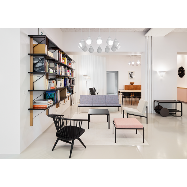 Kiki Zetel- 2 zit, F140-Hallindal 130 (grijs) - Artek - Ilmari Tapiovaara - Home - Furniture by Designcollectors
