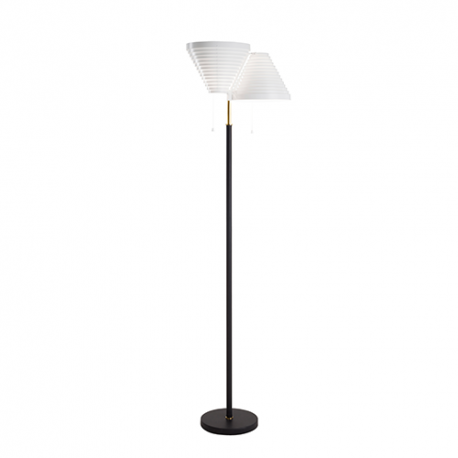 A810 Floor Lamp, Brass - Artek - Alvar Aalto - Lighting - Furniture by Designcollectors