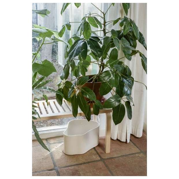 Riihitie Pot à plantes - modèle A - large - blanc - Artek - Aino Aalto - Google Shopping - Furniture by Designcollectors