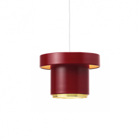 A201 Pendant Dark Red/Brass - Artek - Alvar Aalto - Furniture by Designcollectors