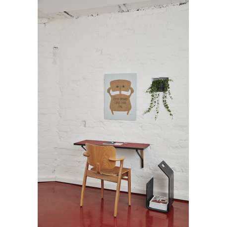 PN 001 Magazine firewood rack 'Kanto' - black - artek - Pancho Nikander - Home - Furniture by Designcollectors