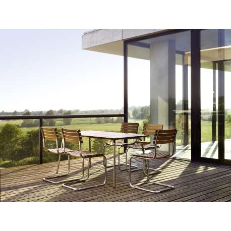 S 40 Tuinstoel, met armleuningen - Thonet - Mart Stam - Outdoor Dining - Furniture by Designcollectors
