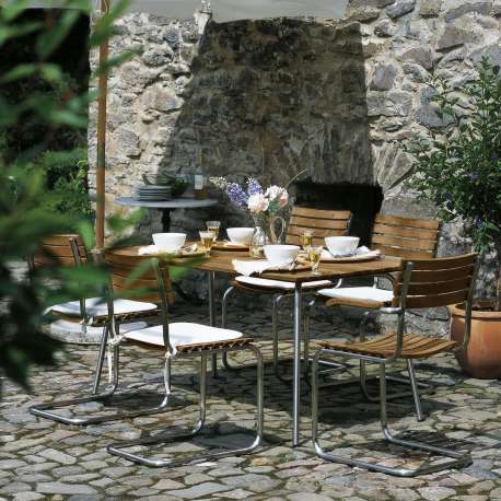 S 40 Tuinstoel, met armleuningen - Thonet - Mart Stam - Outdoor Dining - Furniture by Designcollectors