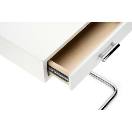 B 117 Side Table (with drawer), White, Lacquered beech - Thonet - Thonet Design Team - Tables - Furniture by Designcollectors