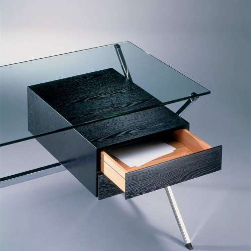 Albini Mini Desk, Black - Knoll - Franco Albini - Home - Furniture by Designcollectors