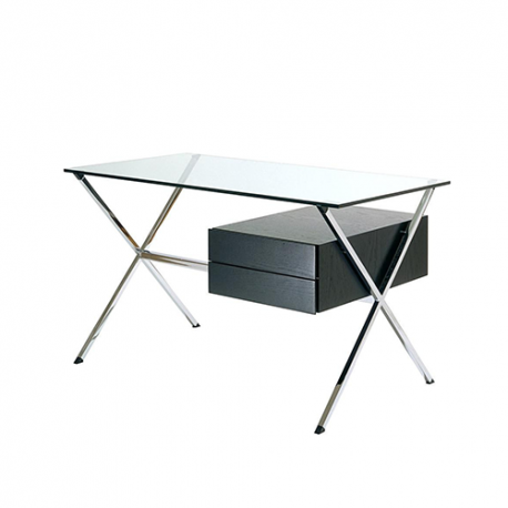Albini Mini Desk, Zwart - Knoll - Franco Albini - Furniture by Designcollectors