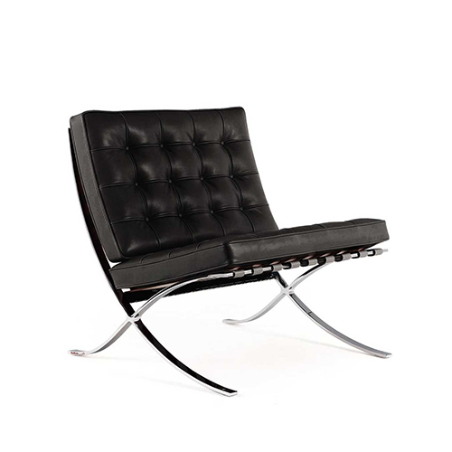 Barcelona Chair Relax, Special Edition, Black - Knoll - Ludwig Mies van der Rohe - Lounge Chairs & Club Chairs - Furniture by Designcollectors