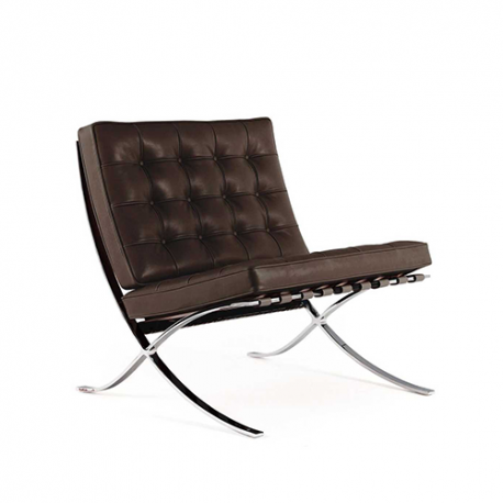 Barcelona Chair Relax: Special Edition, Donkerbruin - Knoll - Ludwig Mies van der Rohe - Stoelen - Furniture by Designcollectors