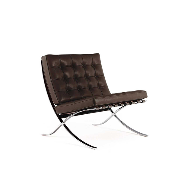 Barcelona Chair Relax: Special Edition, Dark Brown - Knoll - Ludwig Mies van der Rohe - Lounge Chairs & Club Chairs - Furniture by Designcollectors