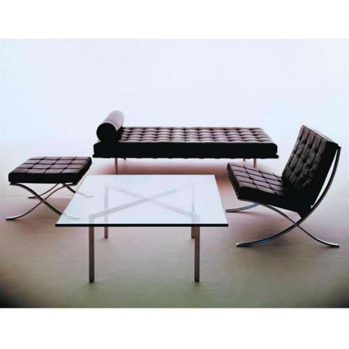 Barcelona Chair Relax, Noir - Knoll - Ludwig Mies van der Rohe - Accueil - Furniture by Designcollectors