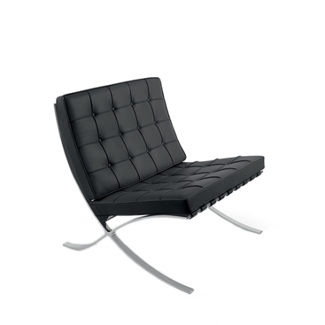 Barcelona Chair Relax, Black - Knoll - Ludwig Mies van der Rohe - Furniture by Designcollectors
