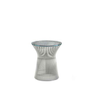 Platner Side table, Clear Glass