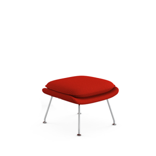 Womb Chair Relax Ottoman Fire Red