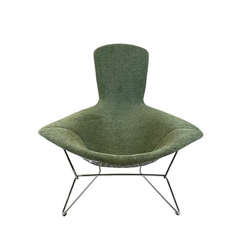 Bertoia High Back Armchair, Capraia Sage - Knoll - Harry Bertoia - Lounge Chairs & Club Chairs - Furniture by Designcollectors