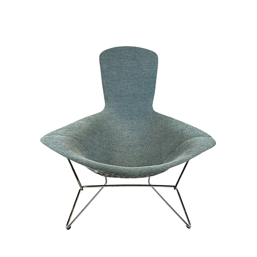 Bertoia High Back Armchair, Capraia Sky/blue - Knoll - Harry Bertoia - Lounge Chairs & Club Chairs - Furniture by Designcollectors