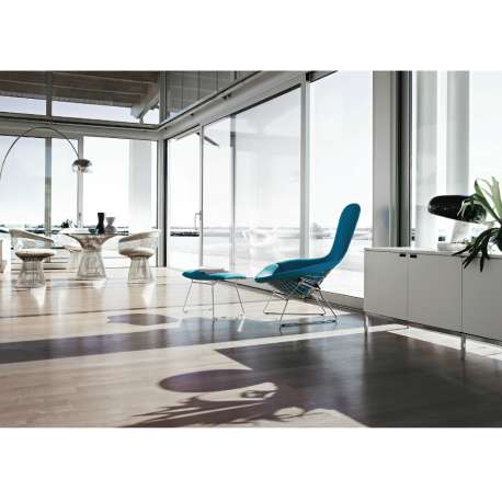 Bertoia High Back Ottoman, Capraia Sky/blue - Knoll - Harry Bertoia - Chaises - Furniture by Designcollectors