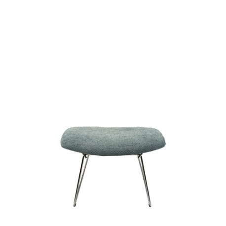 Bertoia High Back Ottoman, Capraia Sky/blue - Knoll - Harry Bertoia - Zitbanken en krukjes - Furniture by Designcollectors