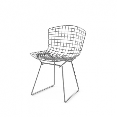 Bertoia Side Chair, Chrome (indoor) - Knoll - Harry Bertoia - Furniture by Designcollectors