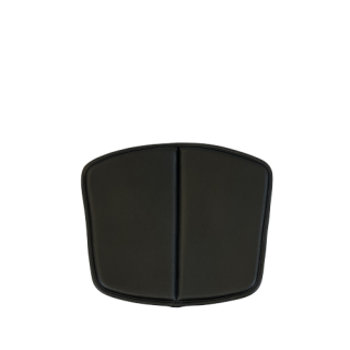 Bertoia seat pad for side chair and stools, Vinyl Black