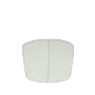 Bertoia seat pad for side chair and stools, Vinyl White