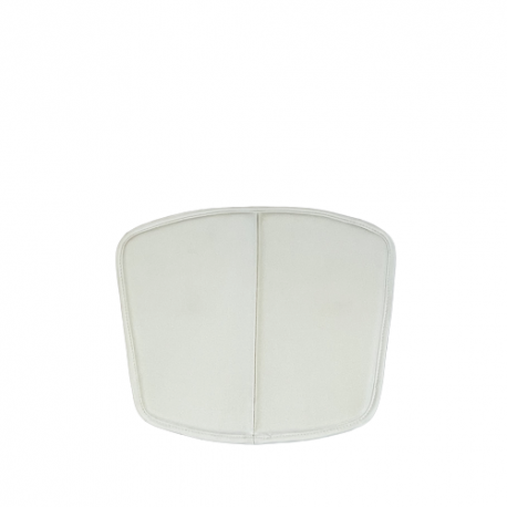 Bertoia seat pad for side chair and stools, Vinyl White - Knoll - Harry Bertoia - Furniture by Designcollectors